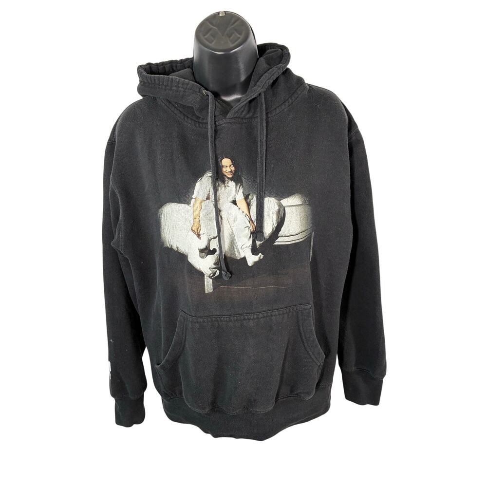 Billie Eilish When We All Fall Asleep Hoodie Black Graphic
